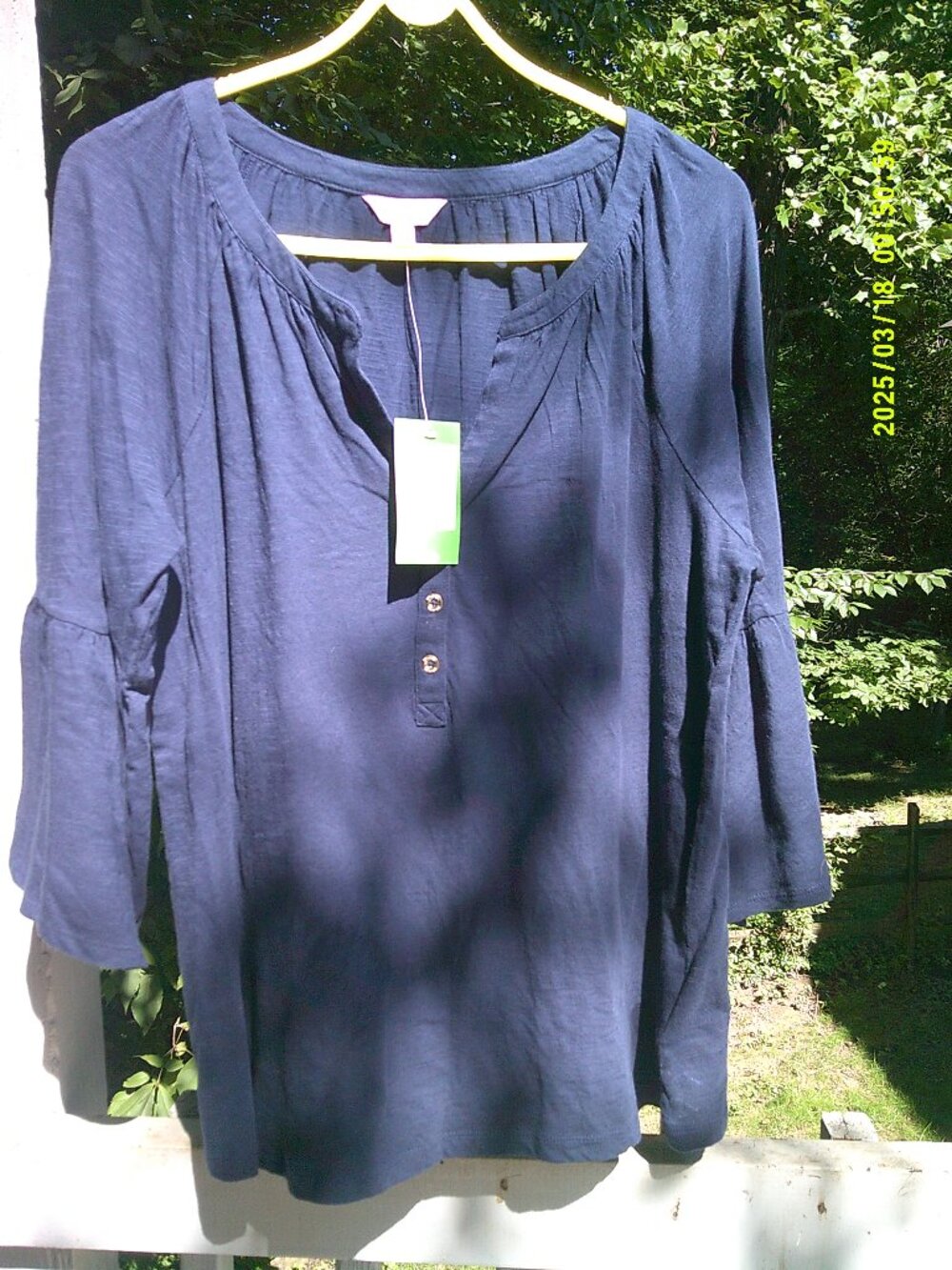 NWT Lilly Pulitzer Navy Sz L Knit Navy Top